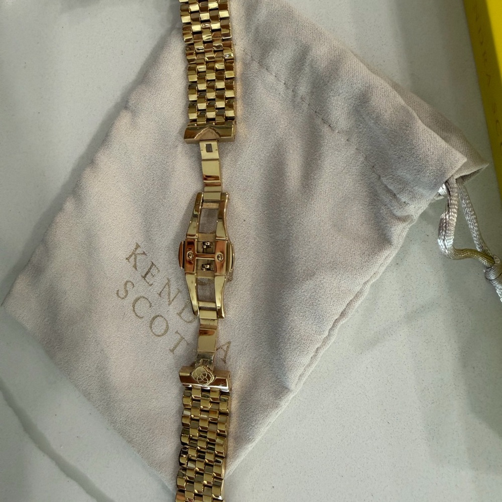 Kendra Scott Alex 5 Link Watch Band-Gold Tone - Picture 9 of 14
